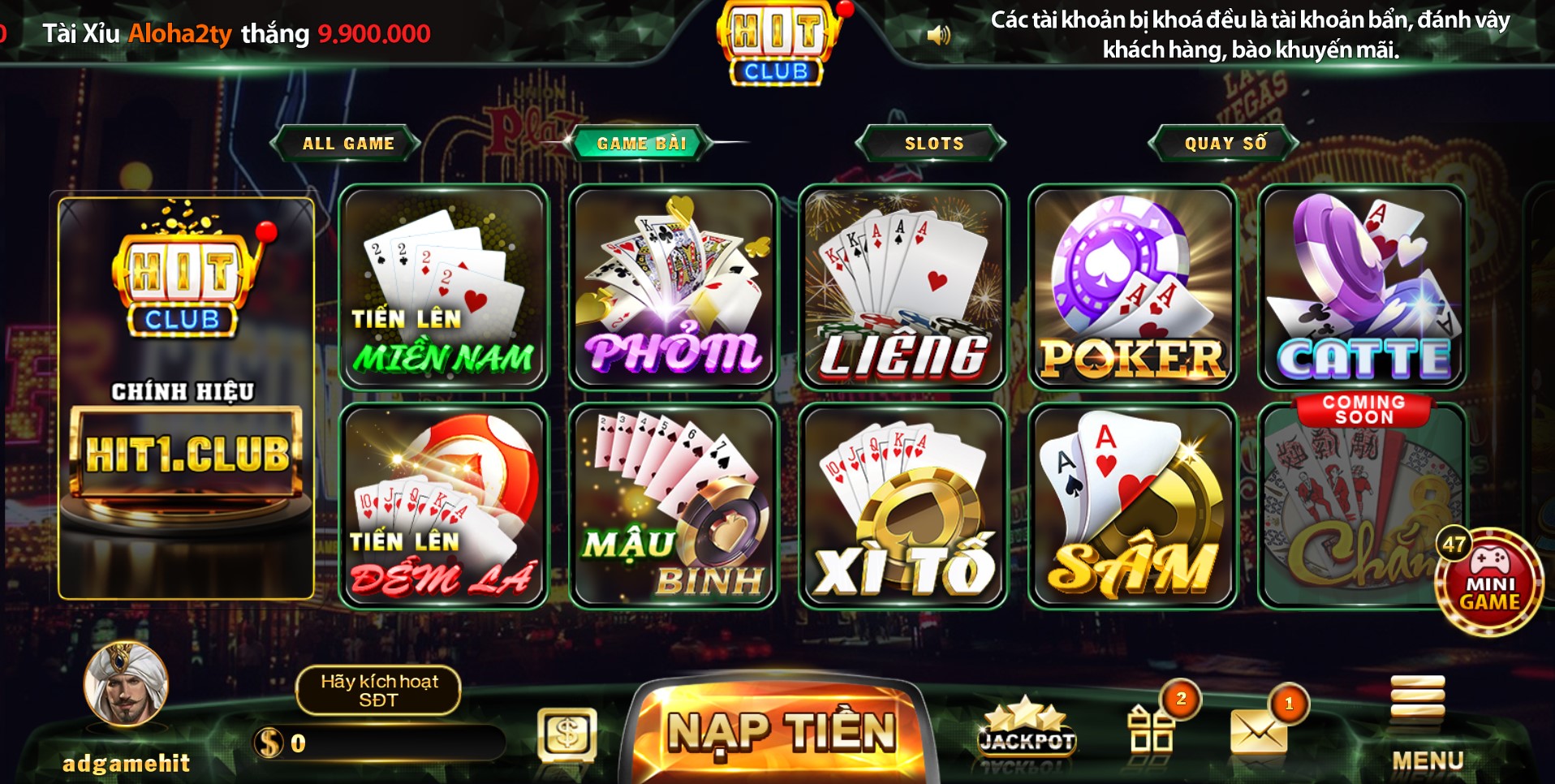 Siêu phẩm slot game đỉnh cao với Hitlub