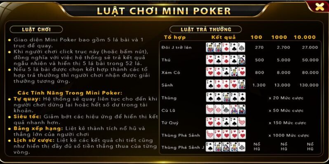 Mini Poker Hit Club