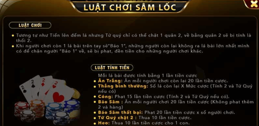 Sâm lốc là một trong những game bài hấp dẫn nhất tại HitClub